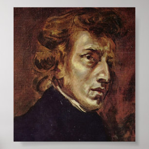 Póster Frédéric Chopin Portrait