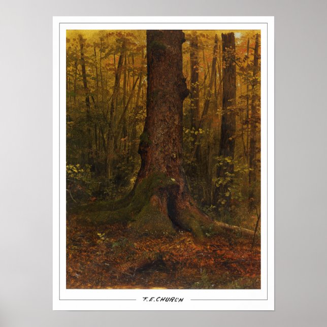 Póster Frederic Edwin Church Fine Art #18 (Frente)