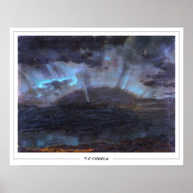 Póster Frederic Edwin Church Fine Art #392 (Frente)