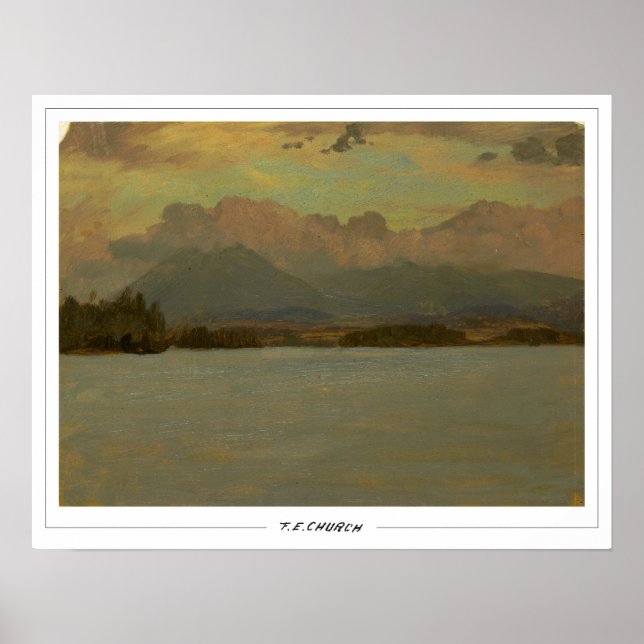 Póster Frederic Edwin Church Fine Art #396 (Frente)