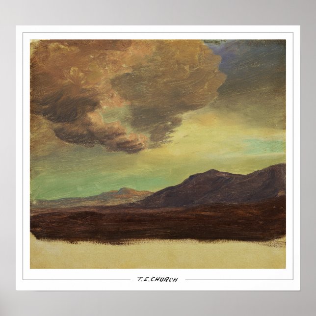 Póster Frederic Edwin Church Fine Art #477 (Frente)