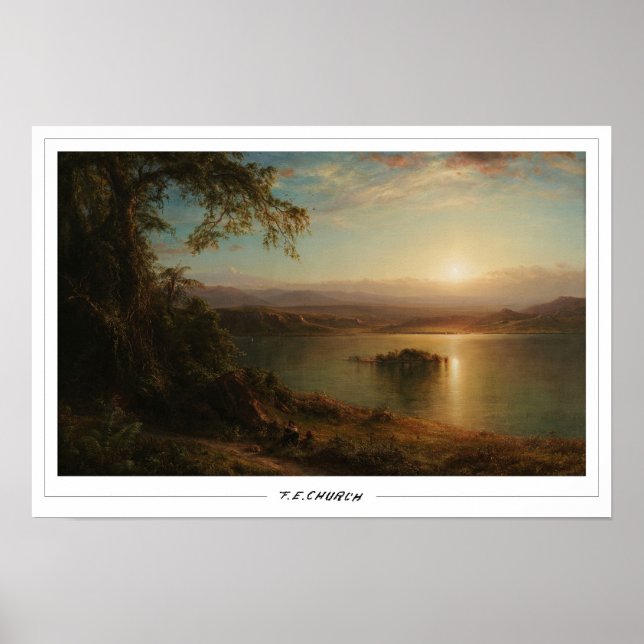 Póster Frederic Edwin Church Fine Art #538 (Frente)