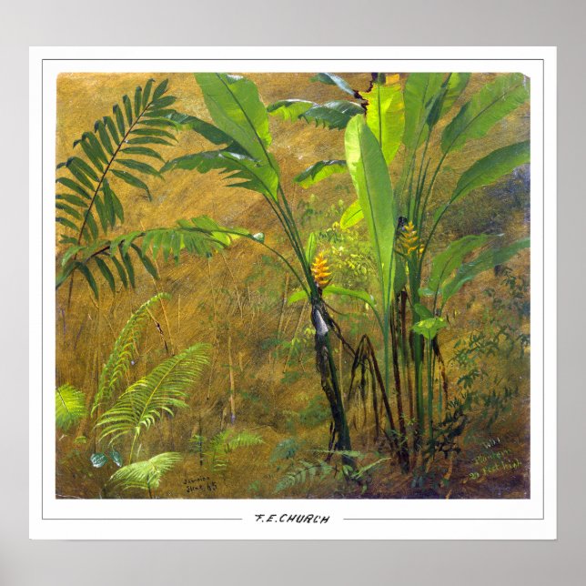 Póster Frederic Edwin Church Fine Art #651 (Frente)