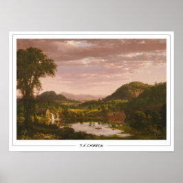 Póster Frederic Edwin Church Fine Art #664