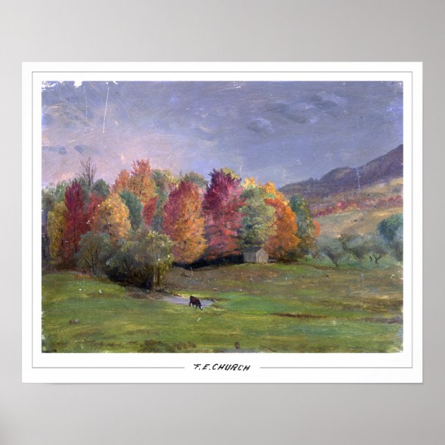 Póster Frederic Edwin Church Fine Art #694 (Frente)