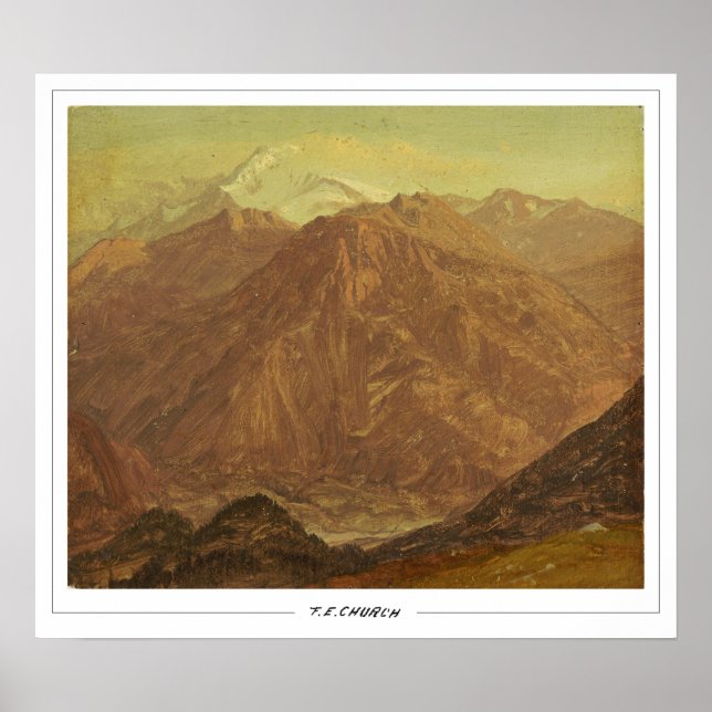 Póster Frederic Edwin Church Fine Art #834 (Frente)
