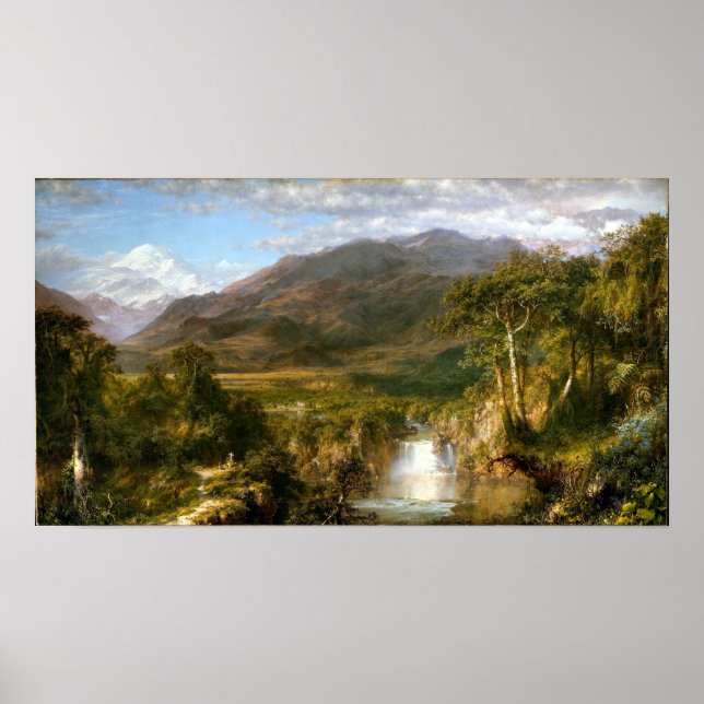 Póster Frederic Edwin Church Heart of the Andes (Frente)