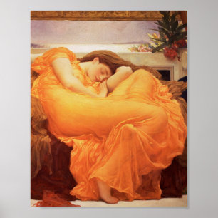 Póster Frederic Leighton - Flaming June