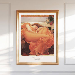 Póster Frederic Lord Leighton Flaming June Paintart