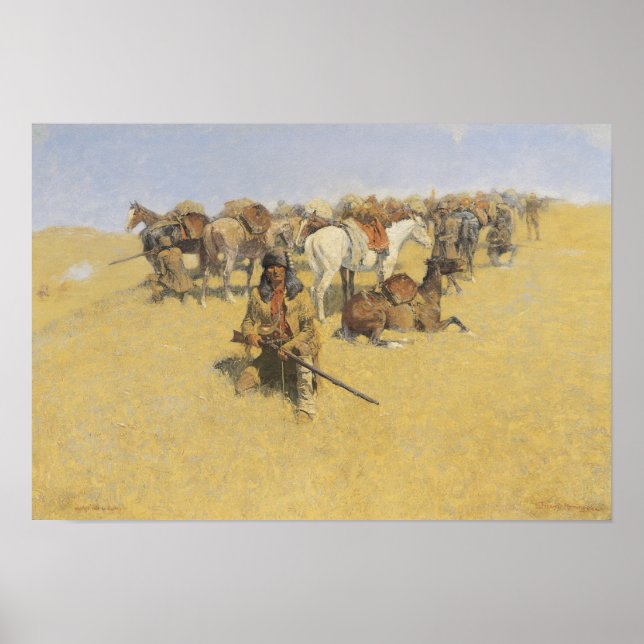 Póster Frederic Remington Art (Frente)