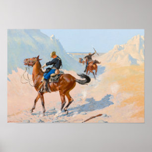 Póster Frederic Remington - The Advance-Guard o The Mil