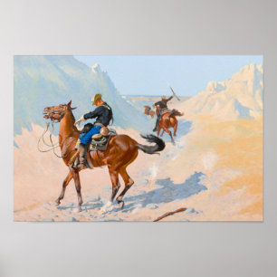 Póster Frederic Remington - The Advance-Guard o The Mil