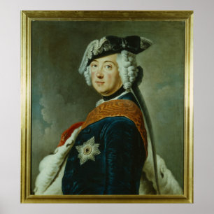 Póster Frederick II el grande de Prusia