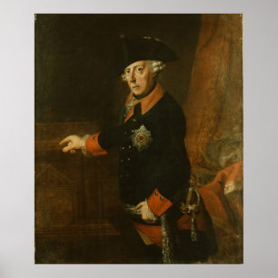 Póster Frederick II el grande de Prusia, c.1763