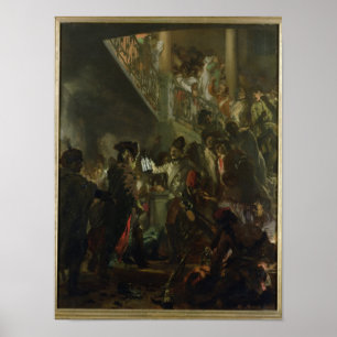 Póster Frederick II el grande, en Lissa, Bonsoir