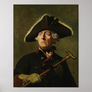 Póster Frederick la gran pintura