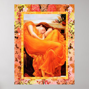 Póster Frederick Leighton de la época vieja - Flaming Jun