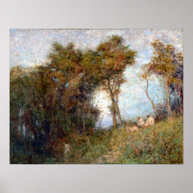 Póster Frederick McCubbin Afterglow (Noche de Verano) (Frente)