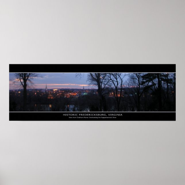 Póster Fredericksburg, Virginia (Frente)