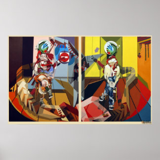 Póster Frederik Bellanger femme&homme jambes croisee