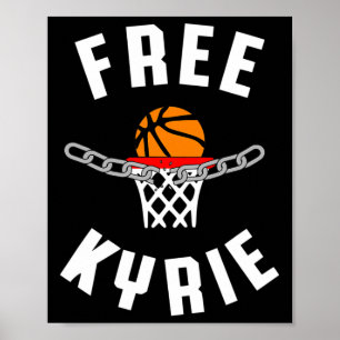 Póster Free Kyrie Free Speech Anti Censorship Fun Basketb
