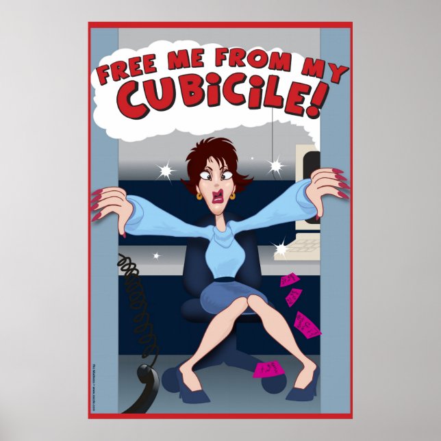 Póster Free me from my Cubicile! (Frente)