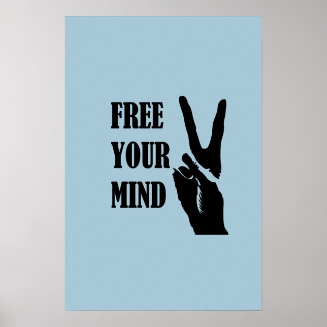 Póster Free your mind! (Frente)