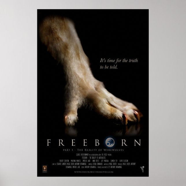 Póster Freeborn Paw Poster (Frente)