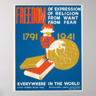 Póster Freedom ~ Everywhere in the World