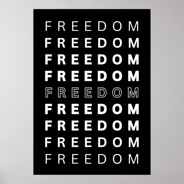 Póster FREEDOM. Inspiration (Frente)