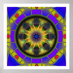 Póster Freedom Mandala