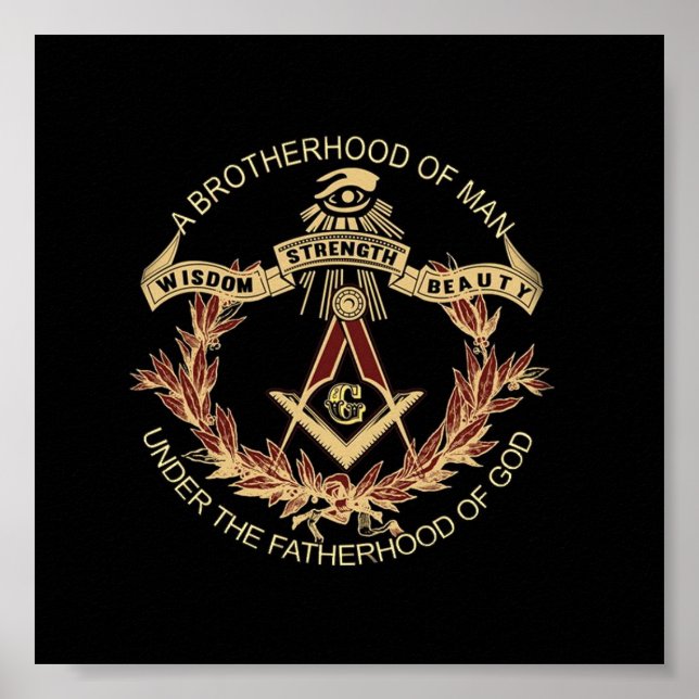 Póster Freemason (Frente)