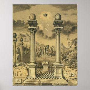 Póster Freemason