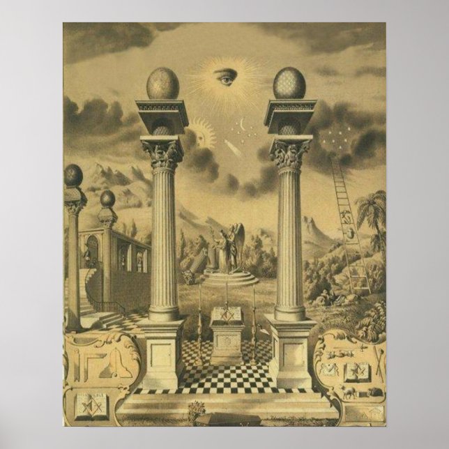 Póster Freemason (Frente)