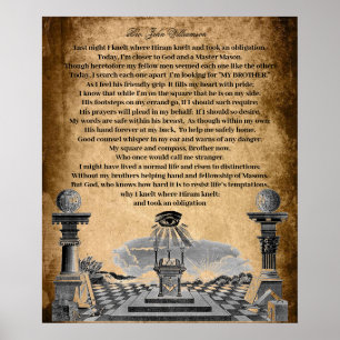 Póster Freemason