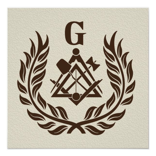 Póster Freemasonry symbol (Anverso)