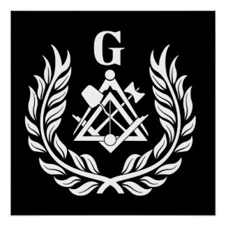 Póster Freemasonry symbol