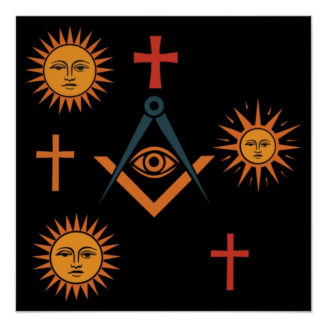 Póster Freemasonry symbol OtterBox iPhone case (Anverso)