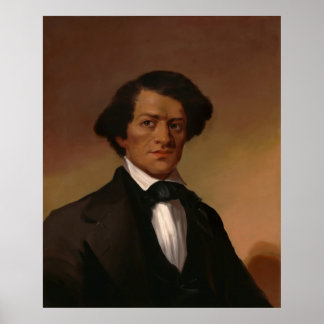 Póster Freemen Bailey Douglass, héroes negros de derechos