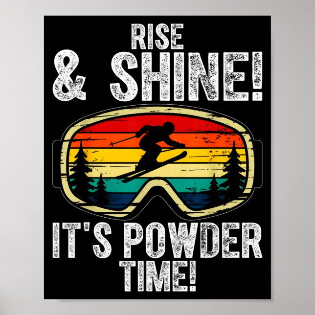 Póster Freeskiing ski goggles freestyle-skiing (Frente)