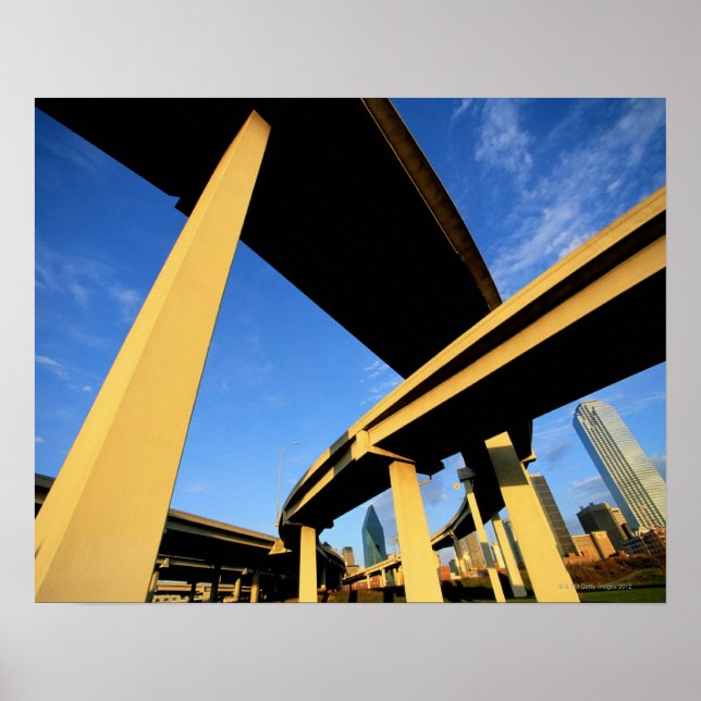 Póster Freeway Overpass in Dallas (Frente)