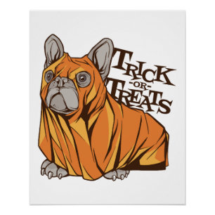 Póster fregonas de Halloween