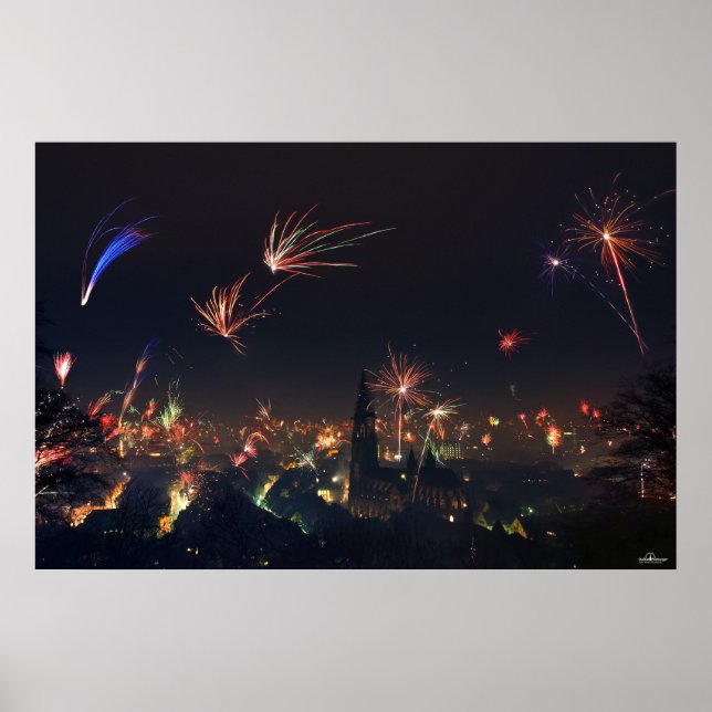 Póster Freiburg nochevieja 2011/2012 (Frente)