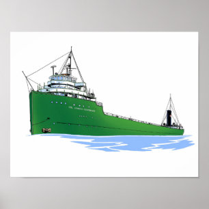 Póster Freighter Col. James M. Schoonmaker tal como fue c