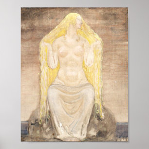 Póster Freja 1905 Por John Bauer