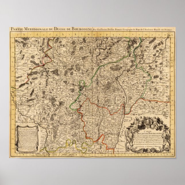 Póster French battlefields and roads (Frente)