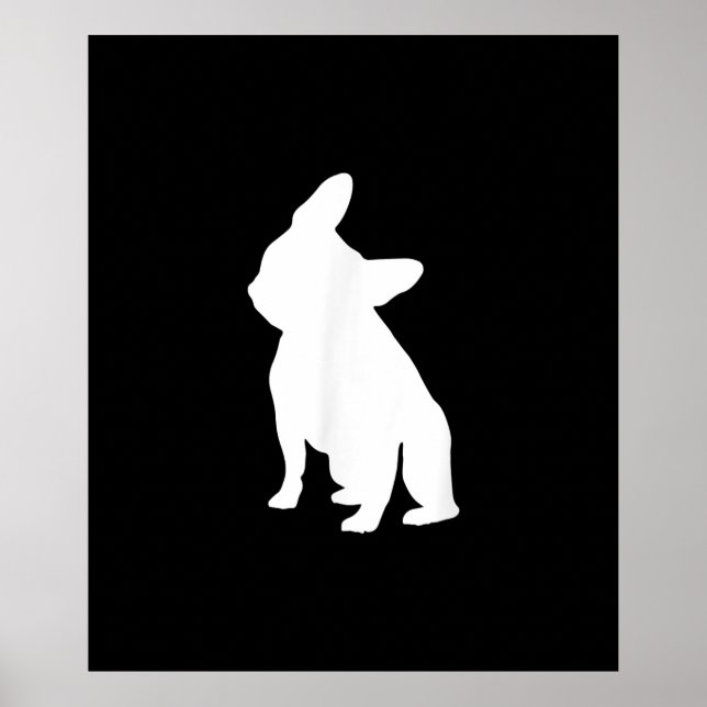 Póster french bulldog simple | frenchie cute gift (Frente)
