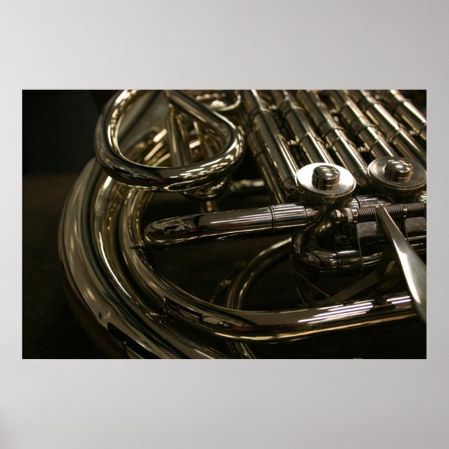 Póster French horn (Frente)