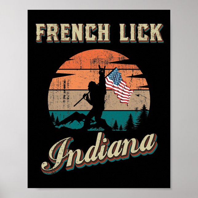 Póster French Lick Indiana (Frente)