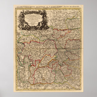 Póster French settlements and forests